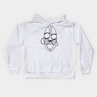 AFRO MASK Kids Hoodie